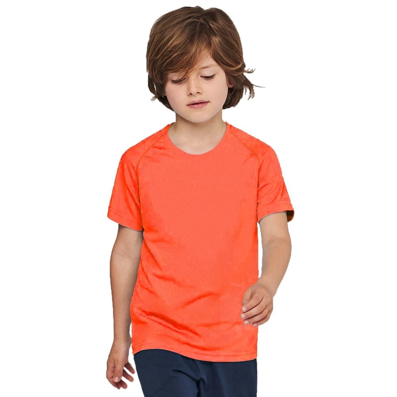 Oranje kinderen sport t shirts